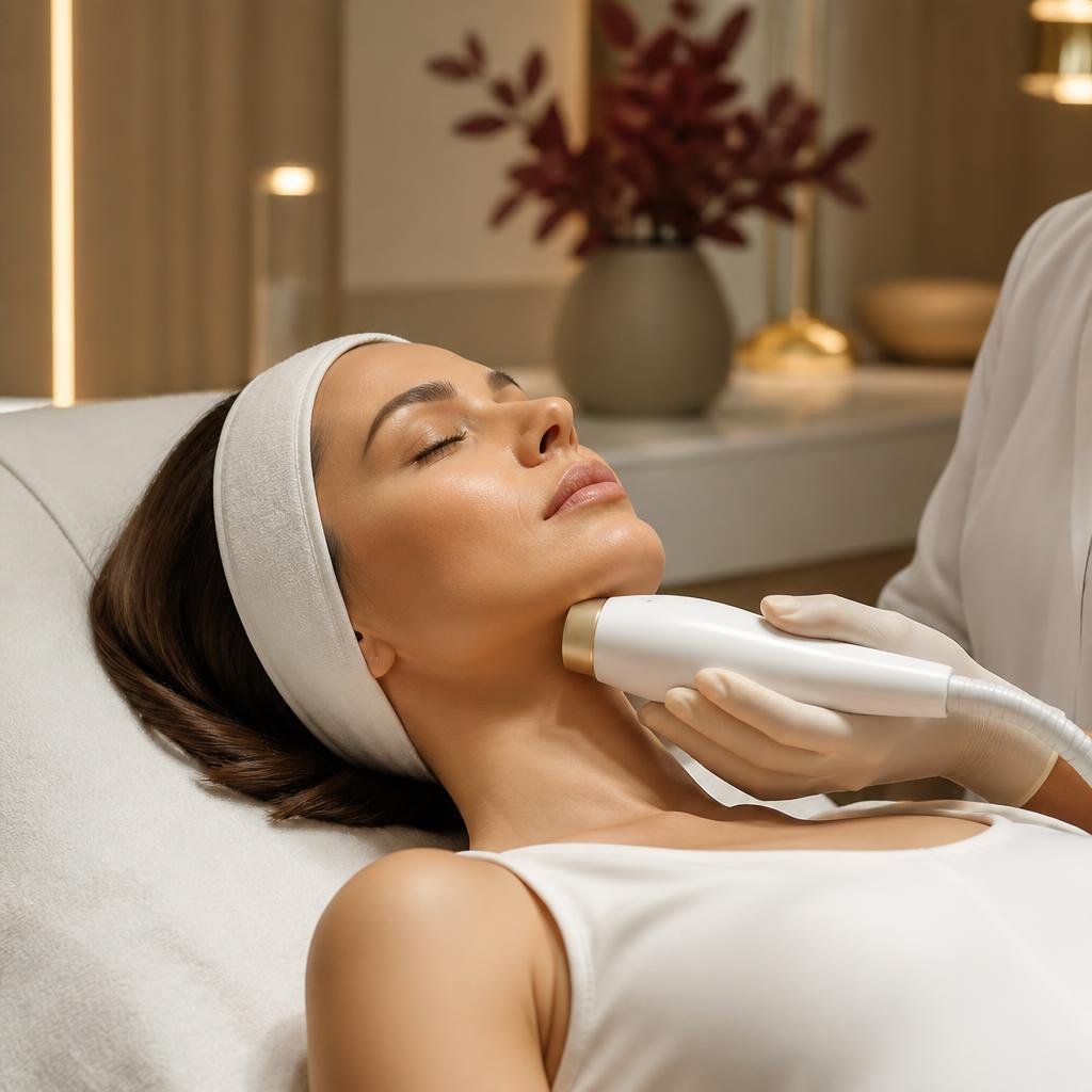 3 sessões de Redução de Papada + Massagem Relaxante